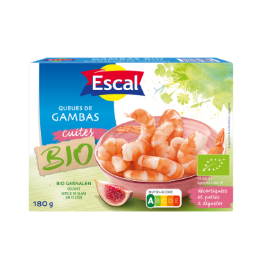 Queues de Gambas bio cuites