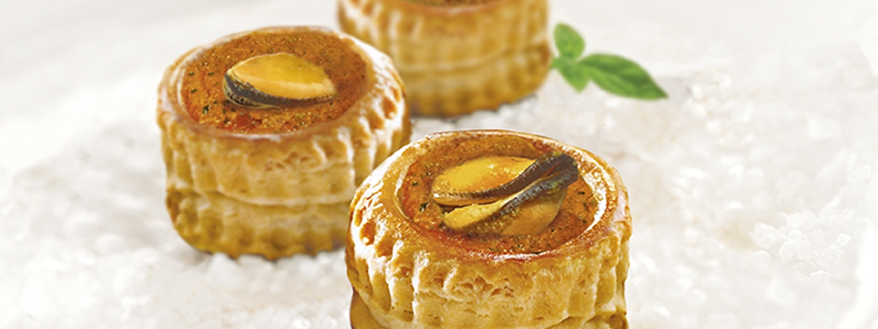 Mini vol-au-vent aux moules