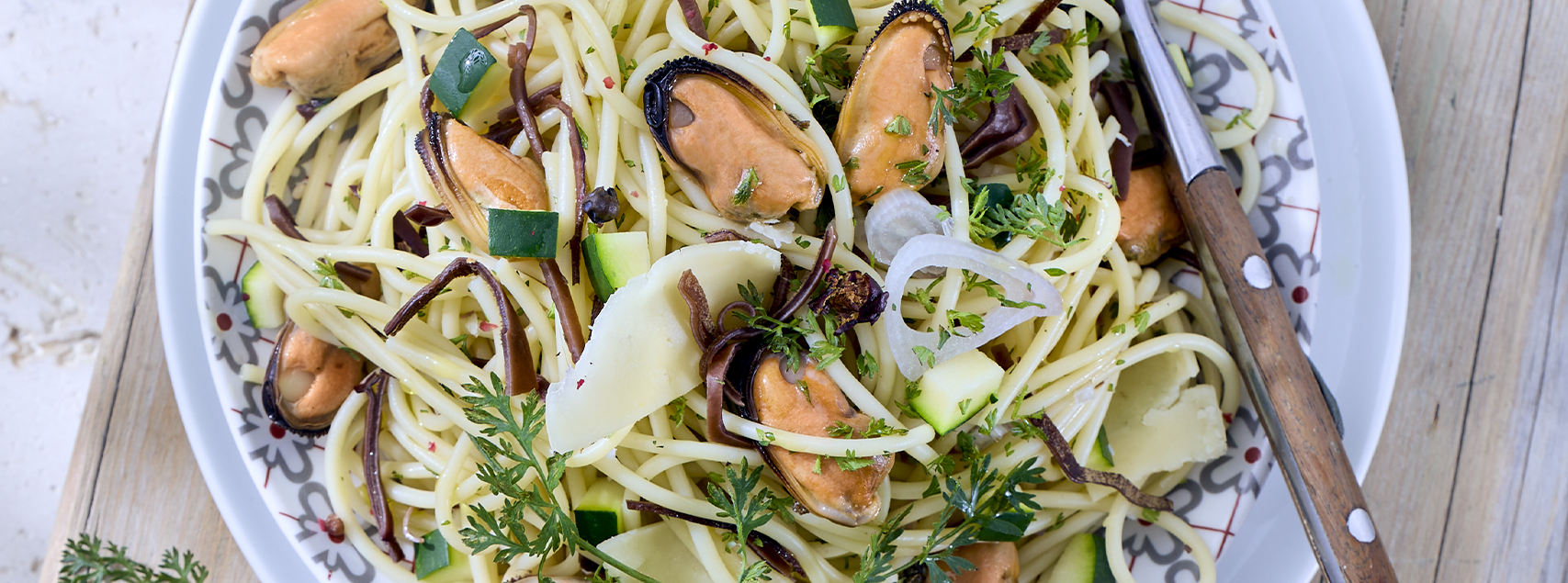 Spaghetti aux moules
