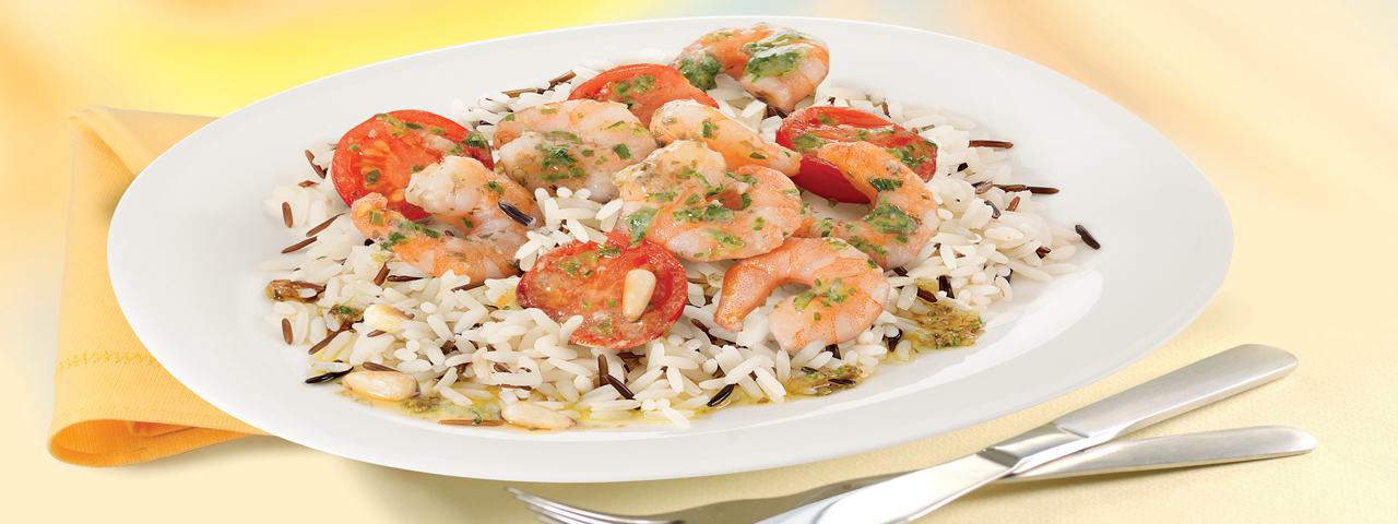 Risotto de crevettes à la Provençale