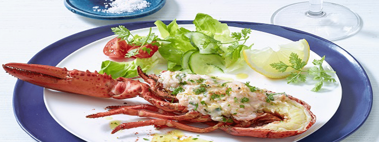 Homard à la crème de crevettes