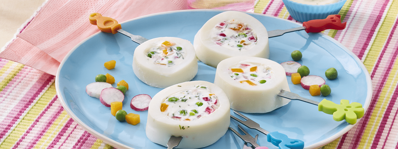 Sucettes calmars-fromage frais