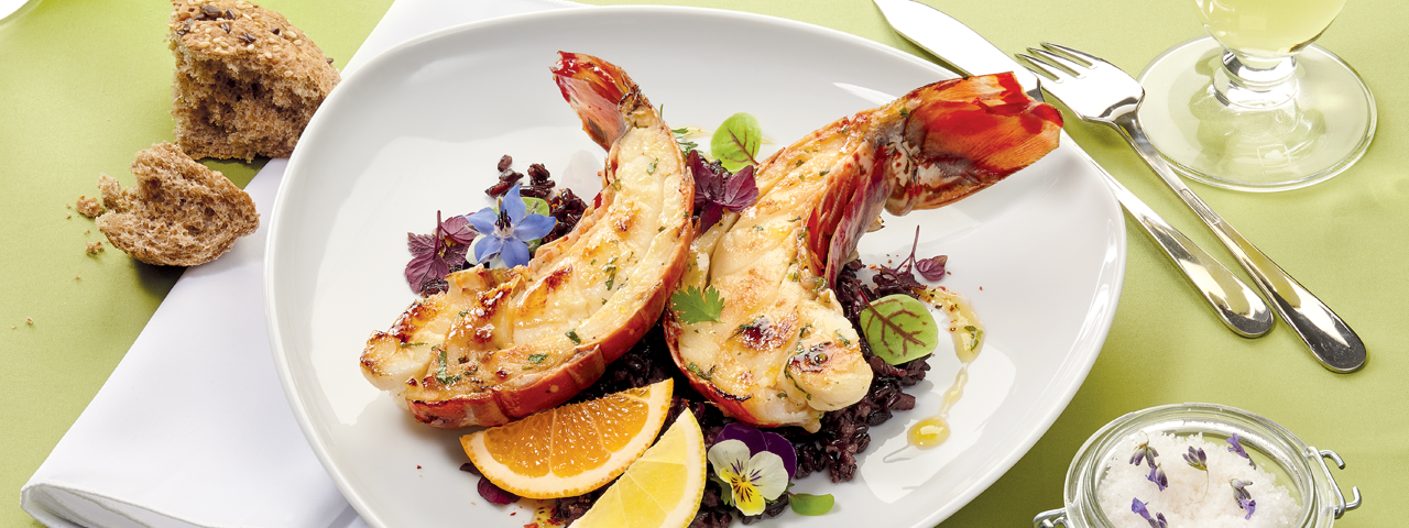 Homard à la sauce à l&rsquo;orange