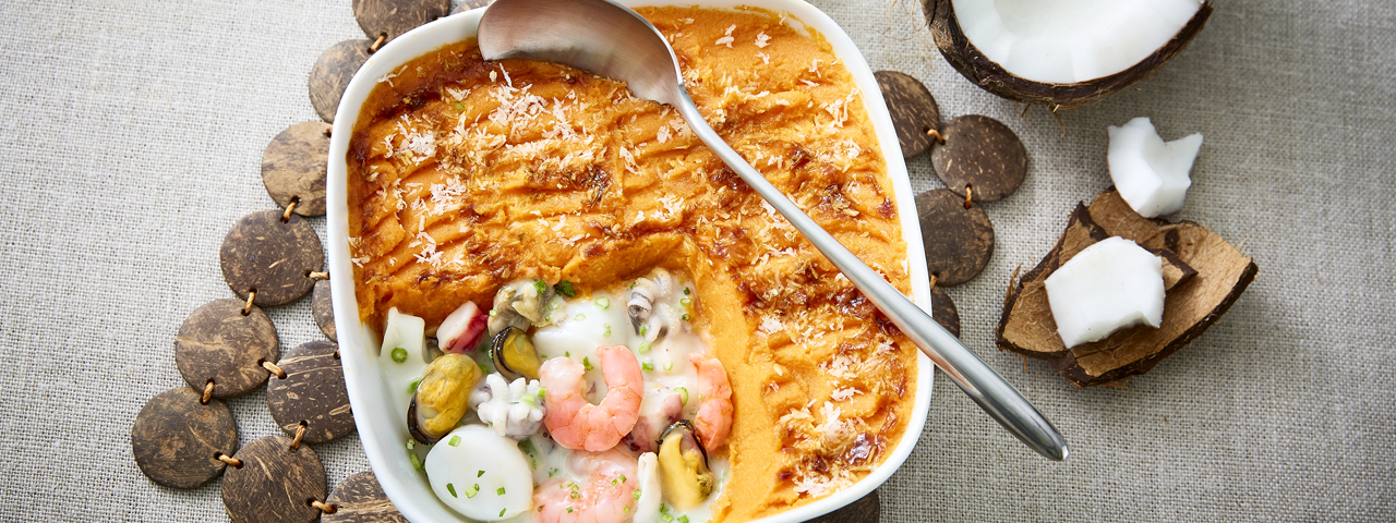 Parmentier de fruits de mer