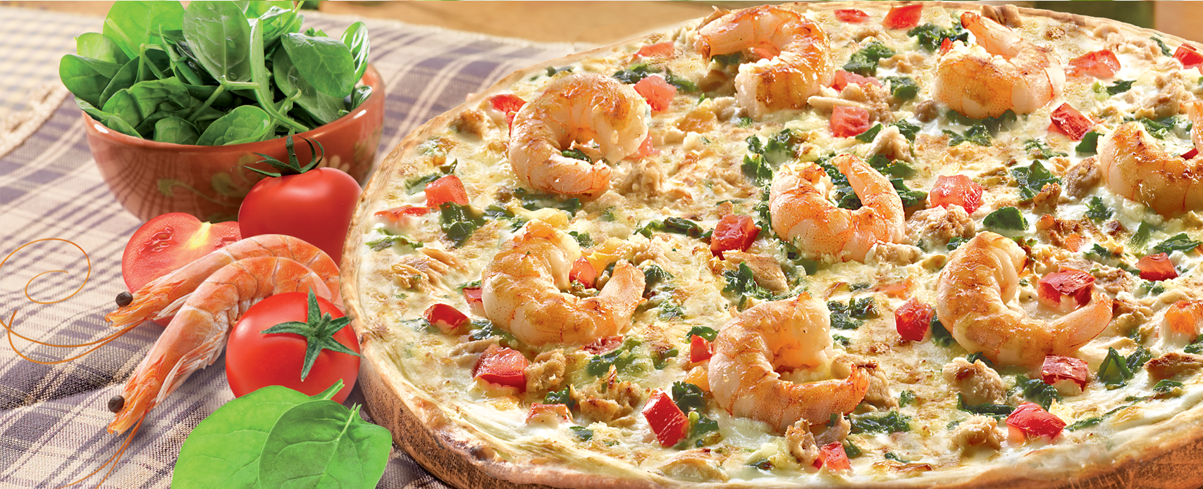 Tarte fine aux gambas