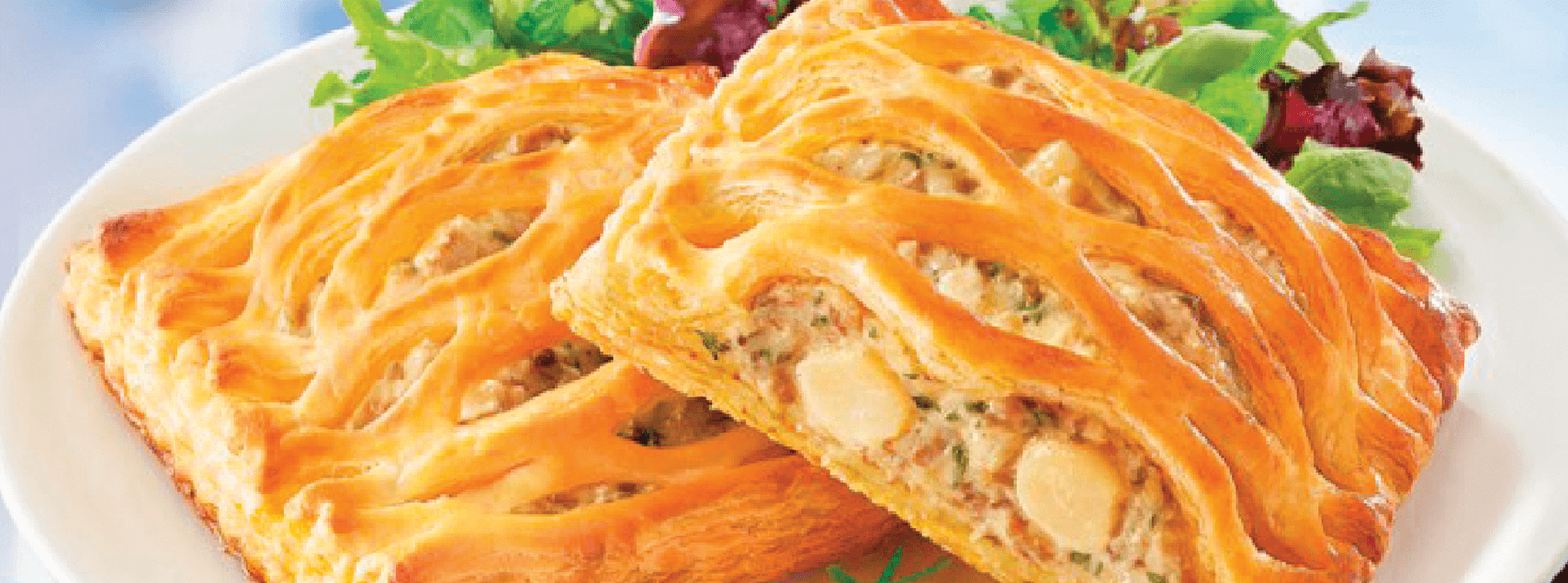 Feuilletés aux Noix de Saint-Jacques et champignons
