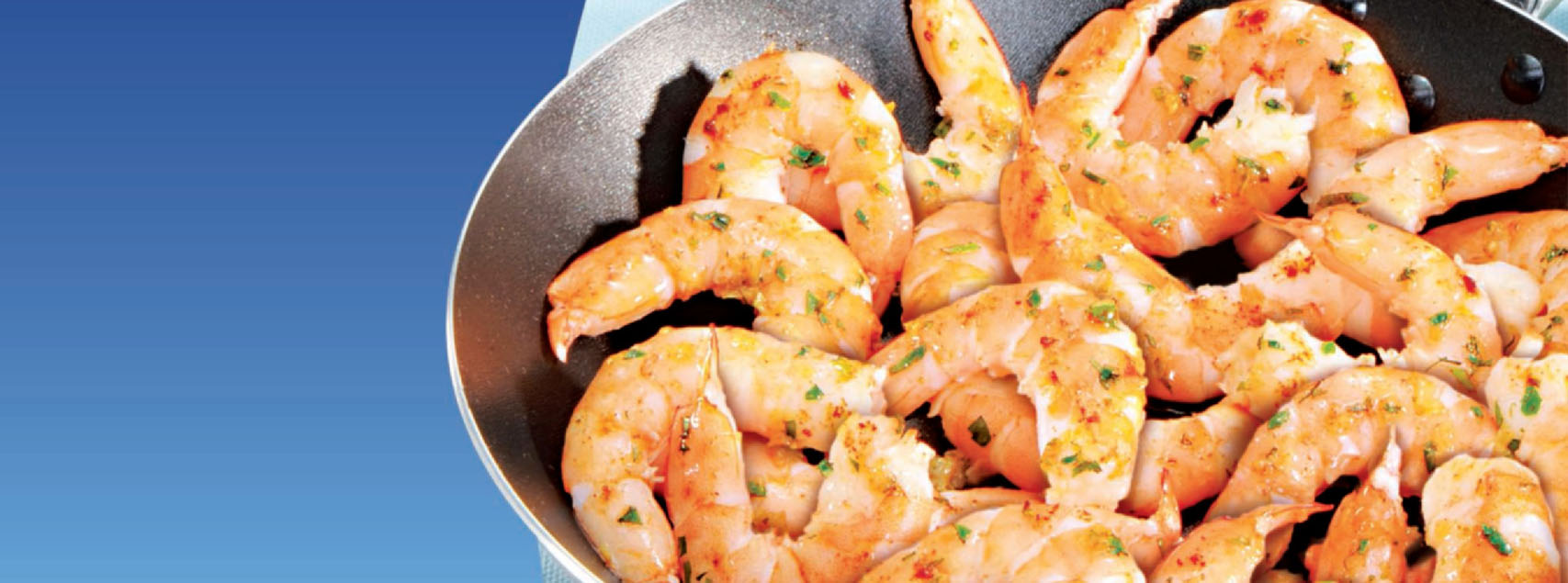 Crevettes au citron à picorer