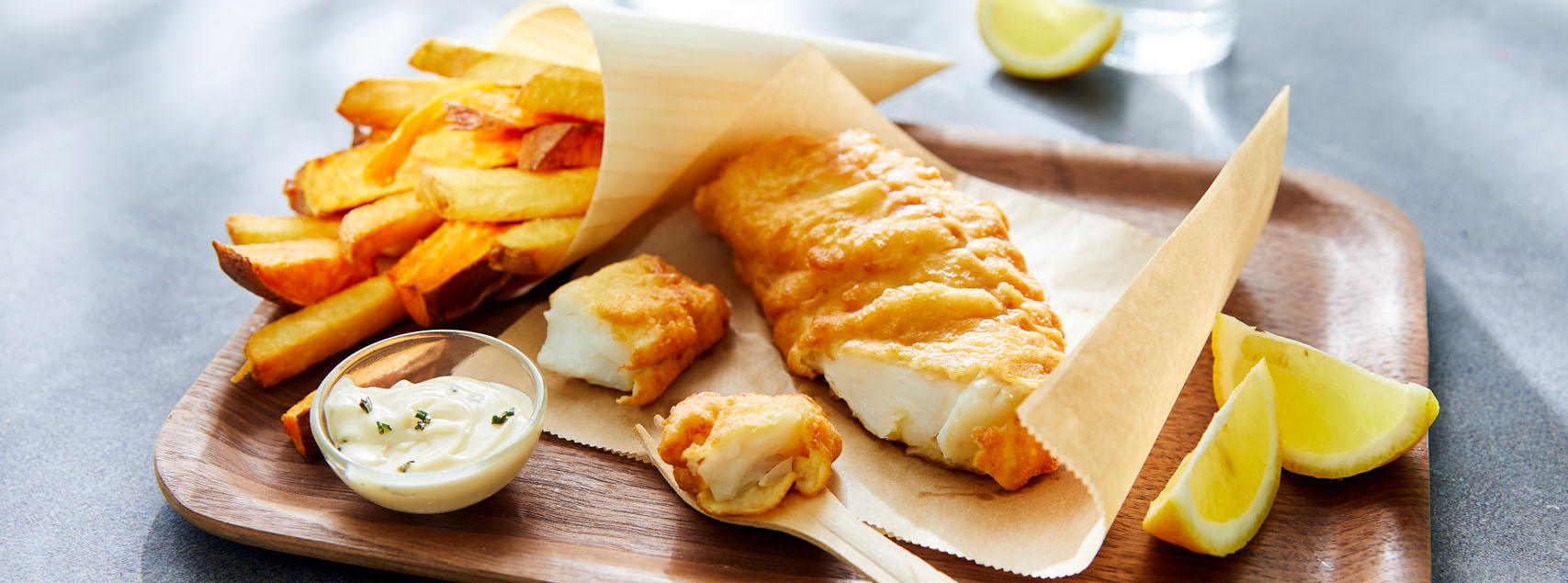 Cabillaud façon Fish & Chips
