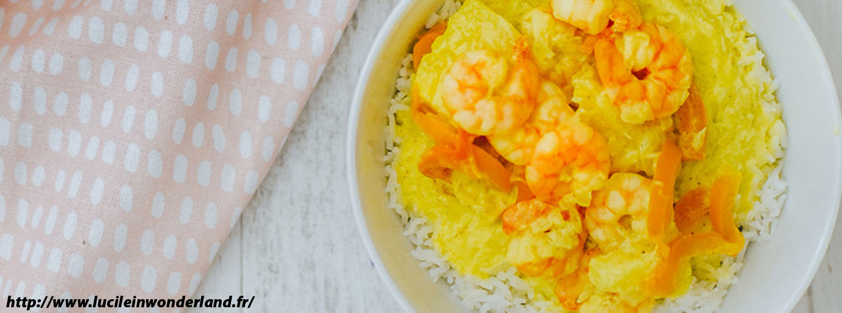 Curry de crevettes à l&rsquo;ananas