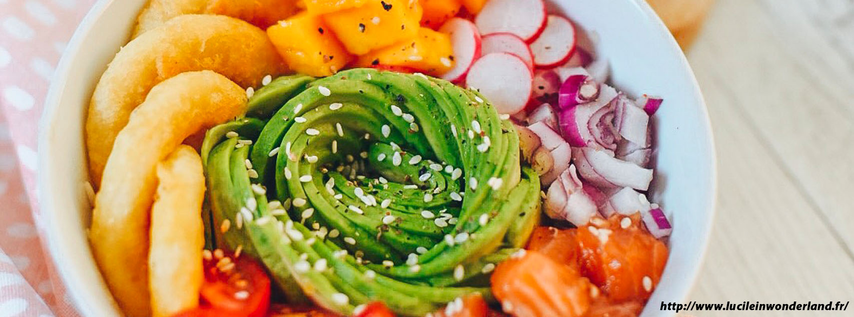 Poke Bowl Saumon et Calamars