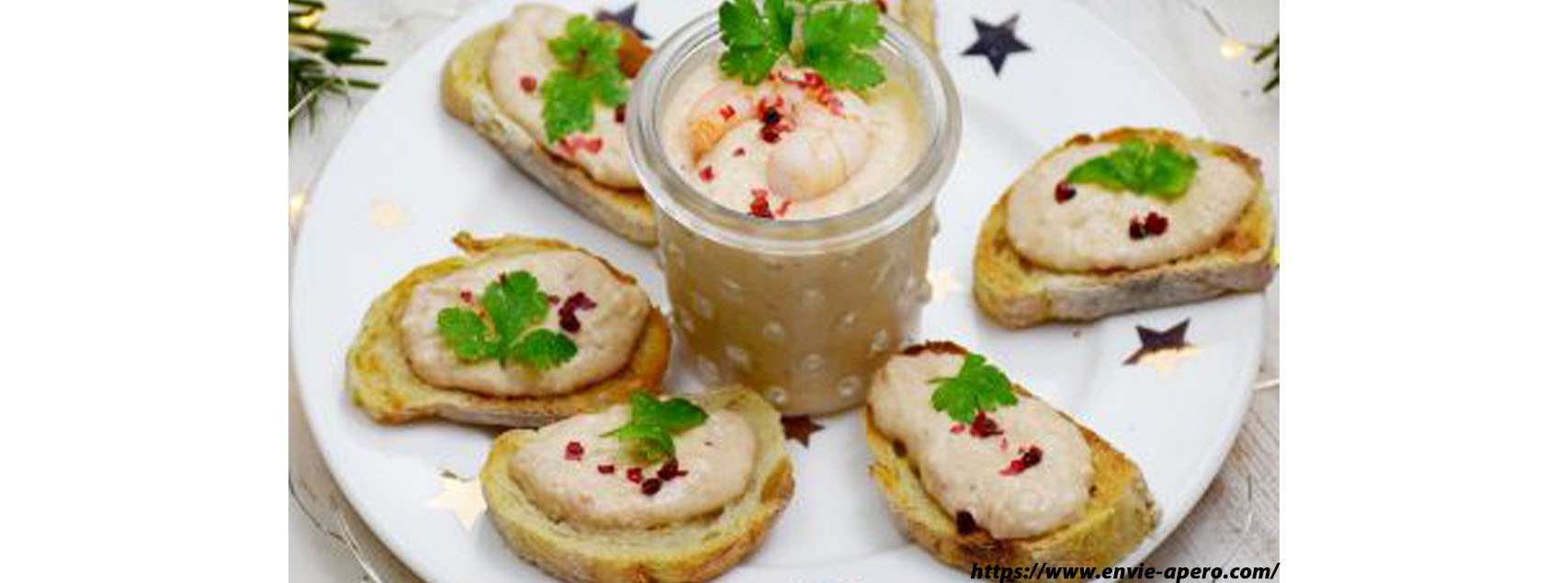Toasts de mousse de crevettes