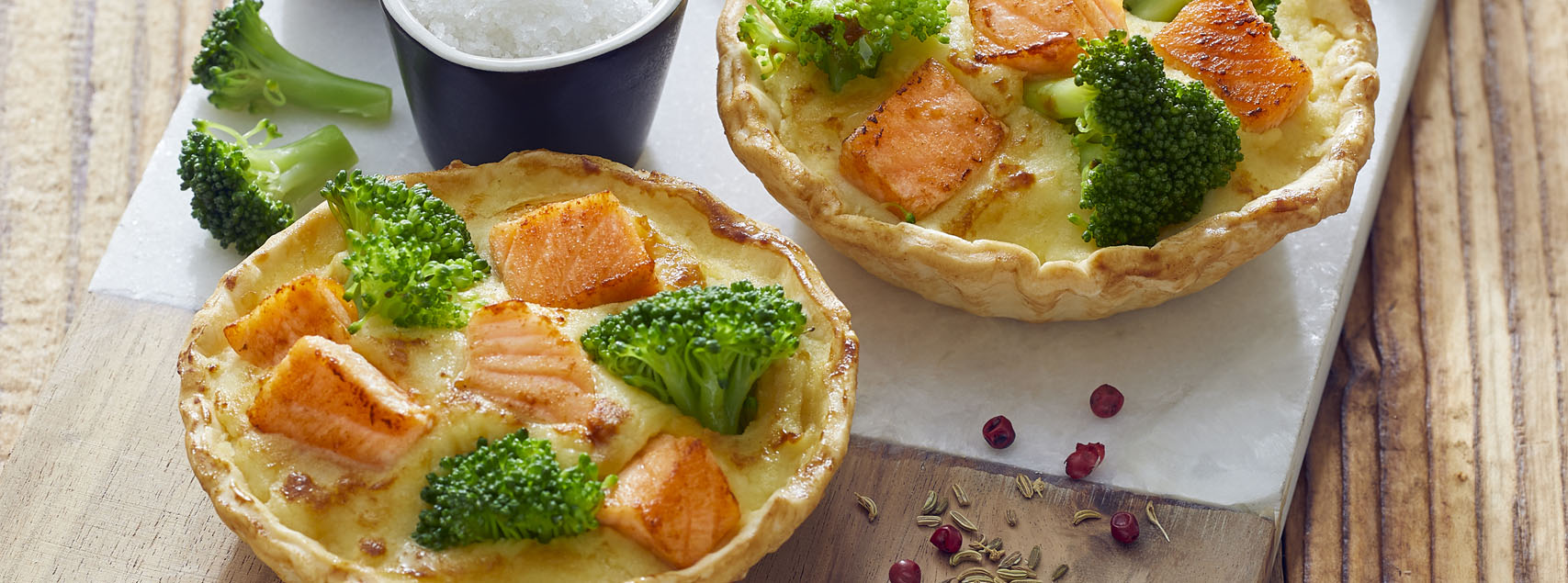 Quiche saumon – brocoli