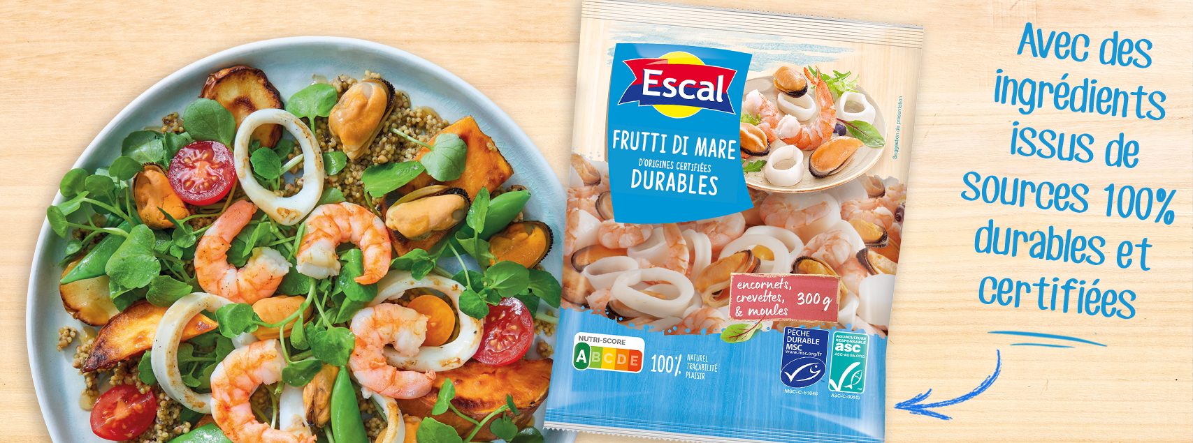 Un Frutti di Mare 100% durable