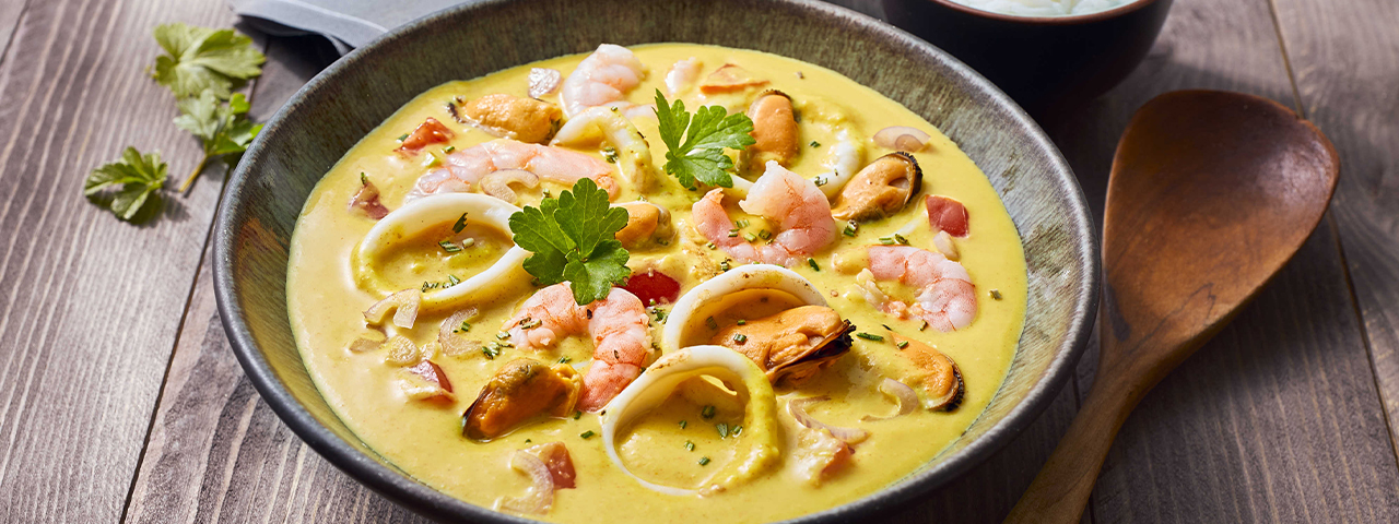 Curry de fruits de mer