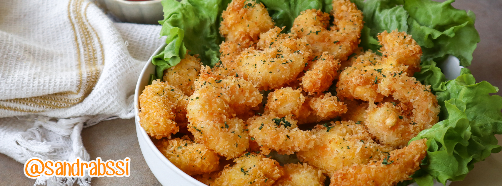 Tempura de gambas au Panko