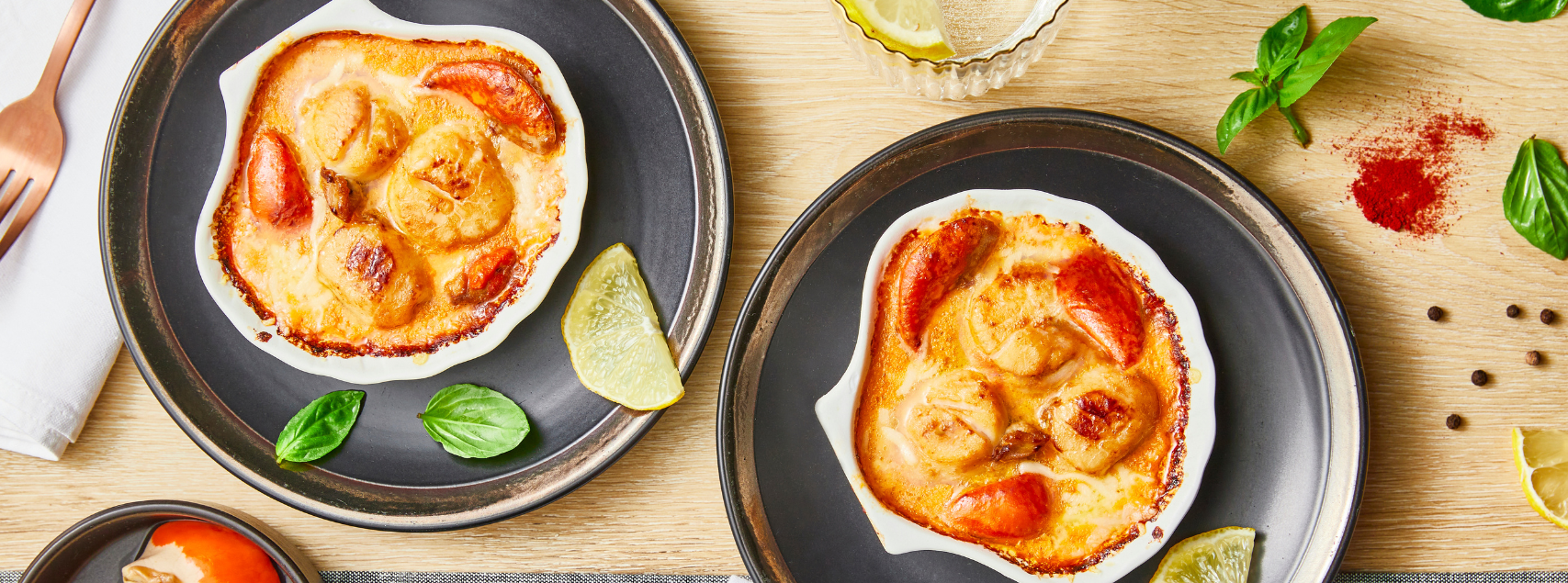 Coquilles Saint-Jacques au safran